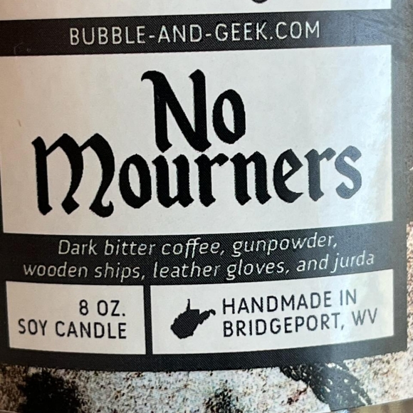 ☃️ Host pick!* 🖤Bubble and Geek 8 oz soy jar candle BN 4 for $20 - Picture 2 of 4